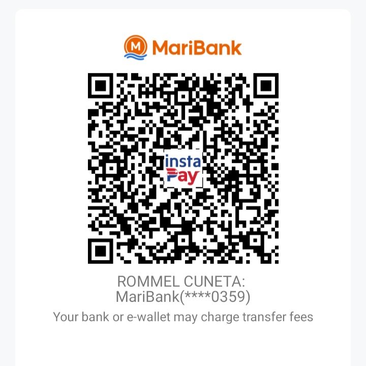 MariBank QR code for Rommel Cuneta